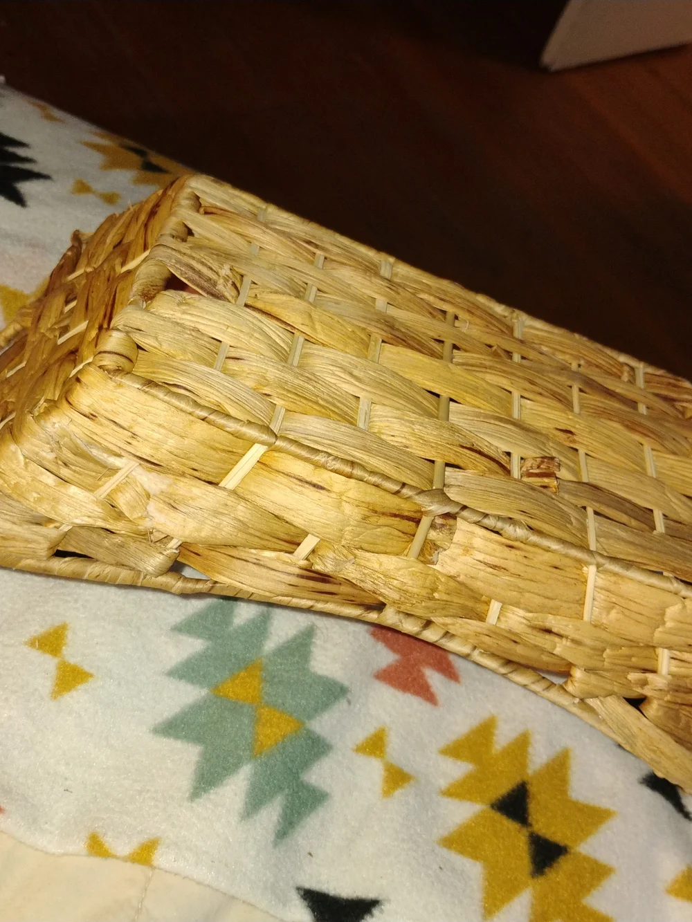 Handwoven Natural Seagrass Basket Tray - Natural
